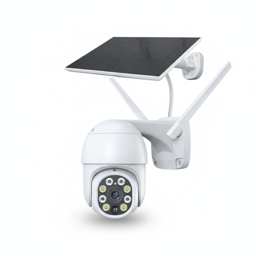 Telecamera di videosorveglianza solare WiFi con pannello solare